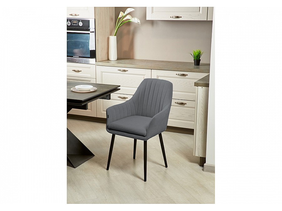 Стул на металлокаркасе Райнер MR -11 / черный