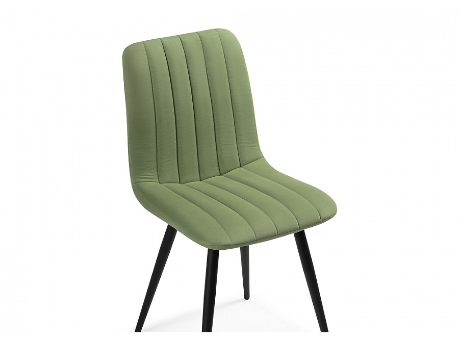 Стул на металлокаркасе Дани зеленый / черный