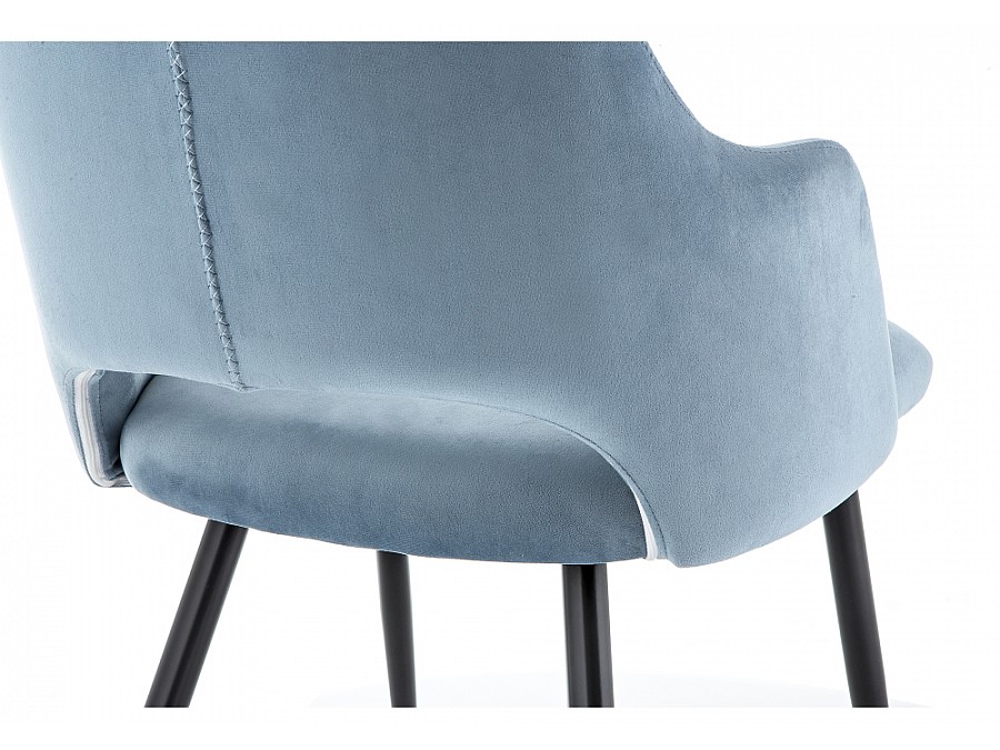 Стул на металлокаркасе Konor синий