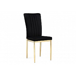 Стул на металлокаркасе Rek black / gold