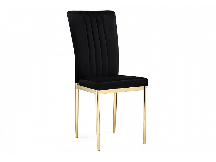 Стул на металлокаркасе Rek black / gold