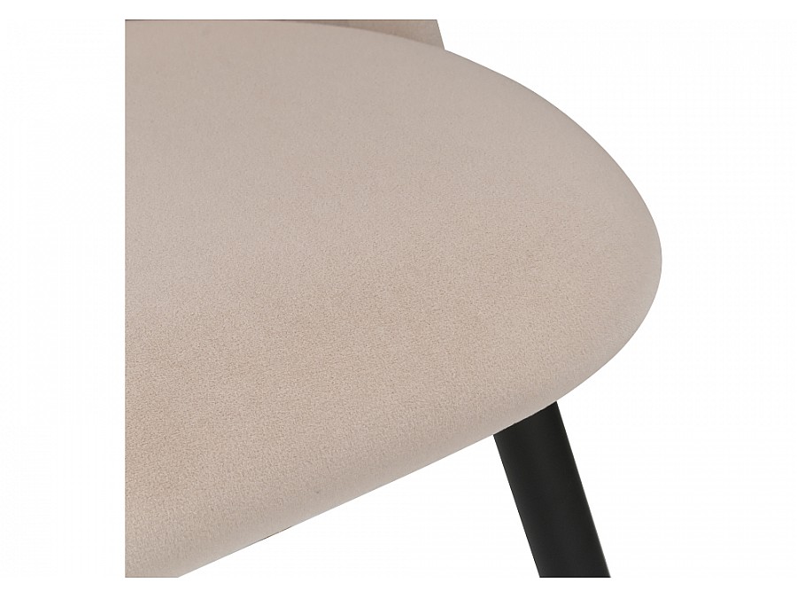 Стул на металлокаркасе Gabi beige / black / gold