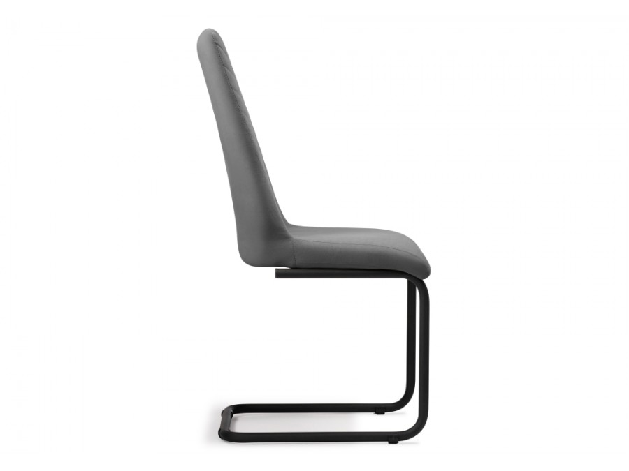 Стул на металлокаркасе Лулла серый / черный