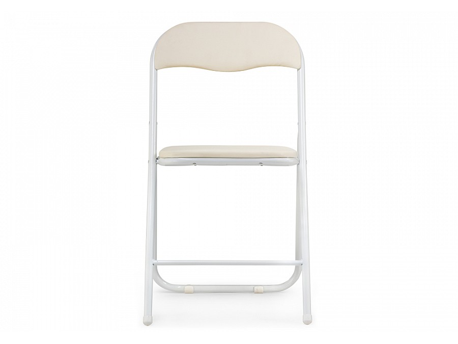 Стул на металлокаркасе Fold 1 складной beige / white