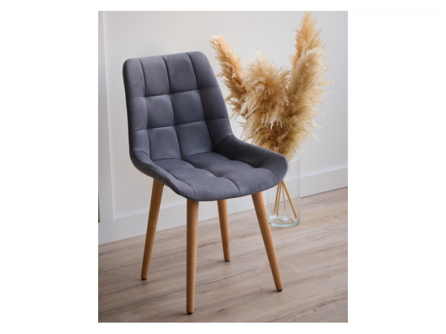 Челси темно-серый (zd 995) / светлое дерево np