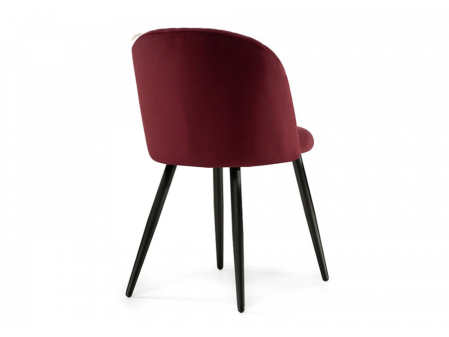 Стул на металлокаркасе Gabi 1 wine red / black