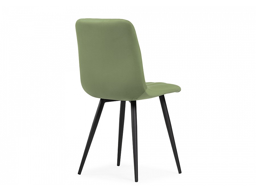 Стул на металлокаркасе Дани зеленый / черный