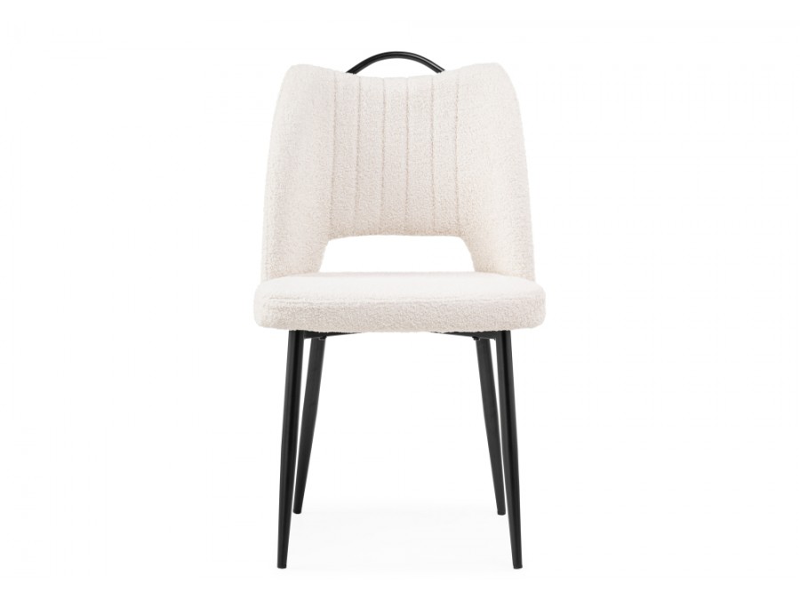 Стул на металлокаркасе Barton beige / black