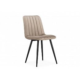 Стул на металлокаркасе Дани бежевый / черный