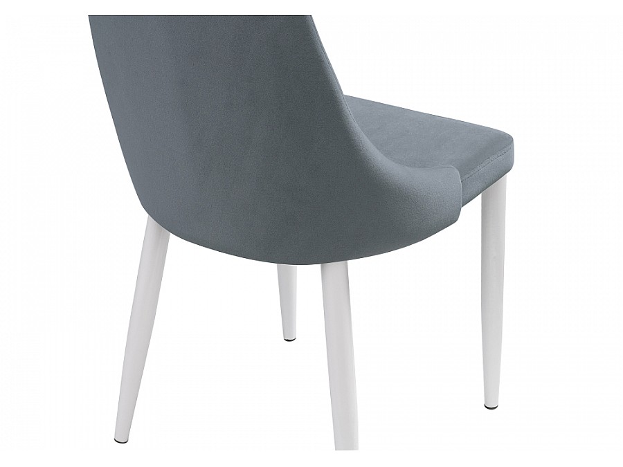 Стул на металлокаркасе Kora white / gray