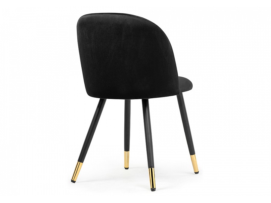 Стул на металлокаркасе Gabi black / black / gold
