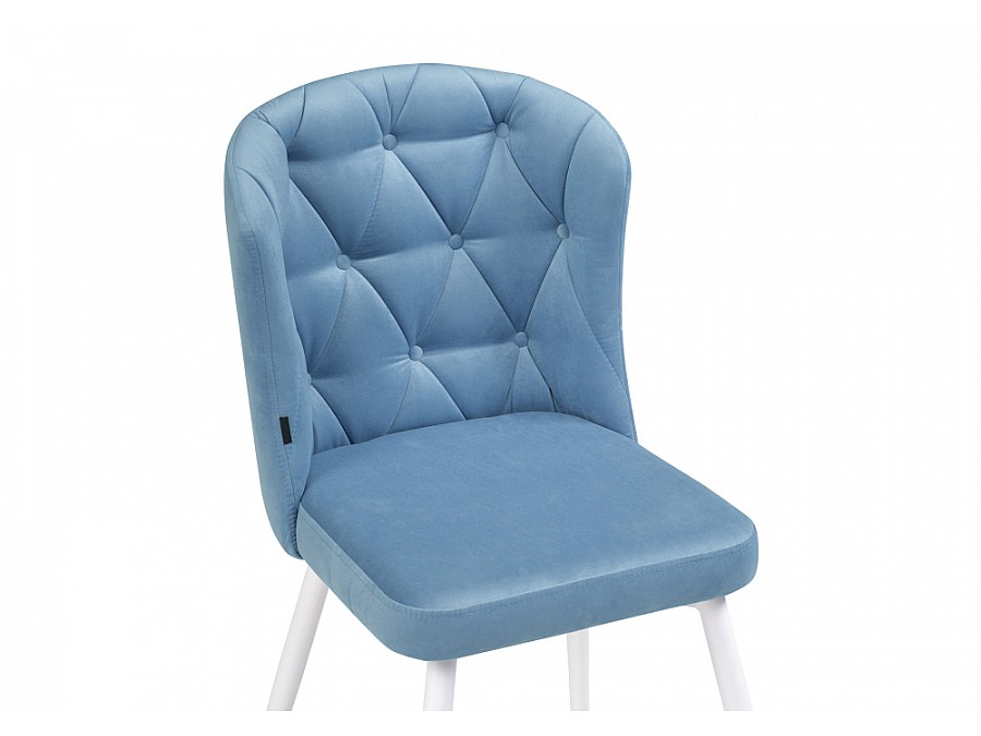 Стул на металлокаркасе Алиссум velutto 46 / белый