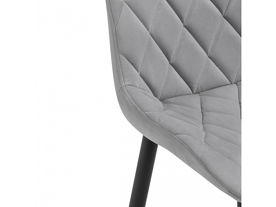 Стул на металлокаркасе Баодин Б/К светло-серый / черный