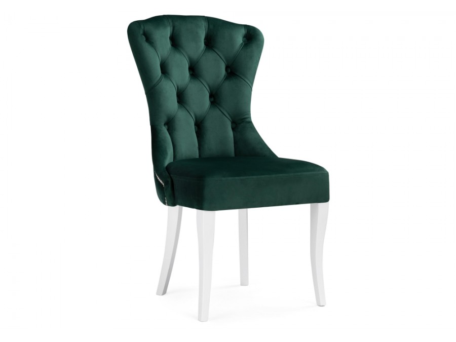 Стул деревянный Милано 1 зеленый / белый