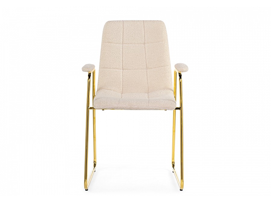 Стул на металлокаркасе Lana cream / gold