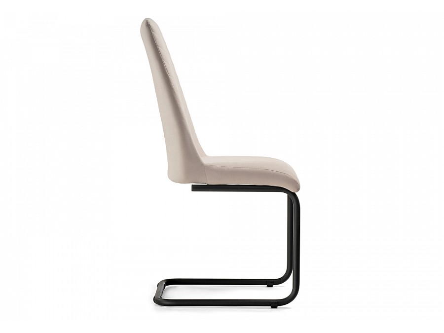Стул на металлокаркасе Лулла бежевый / черный
