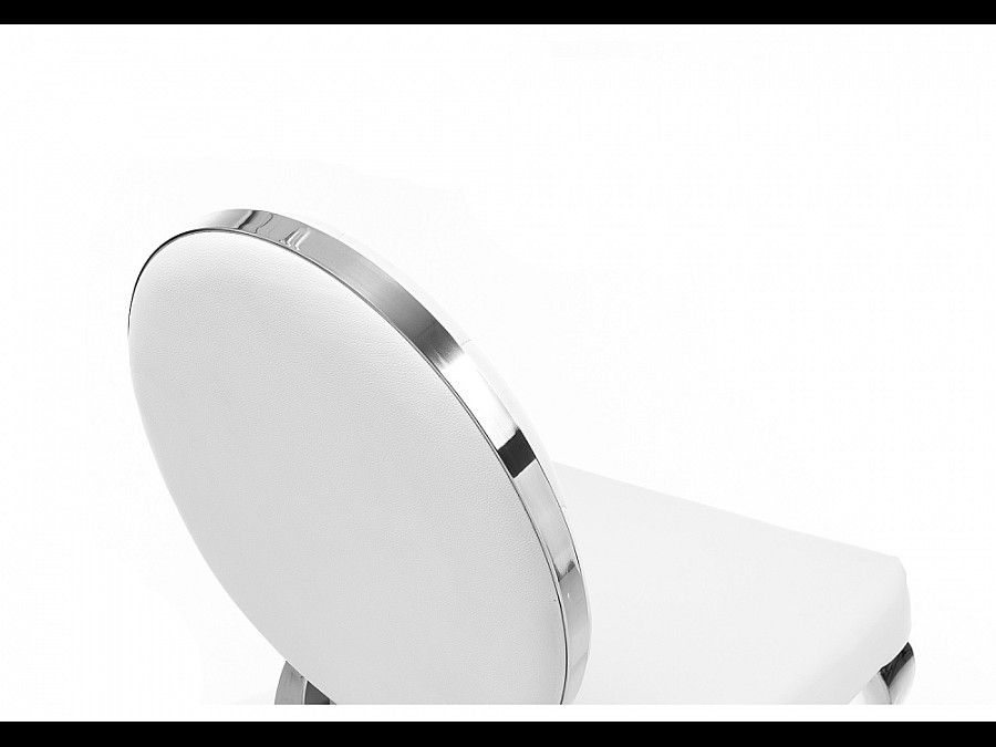 Стул на металлокаркасе Odda белый