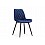 Стул на металлокаркасе Баодин Б/К синий / черный