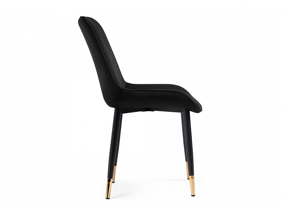 Стул на металлокаркасе Seda 1 black / gold / black