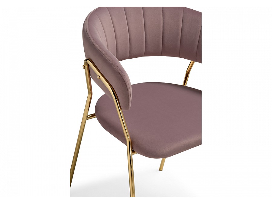 Стул на металлокаркасе Kamelia 1 light purple /gold
