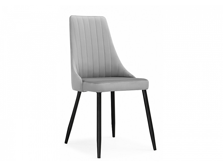 Стул на металлокаркасе Кора светло-серый / черный