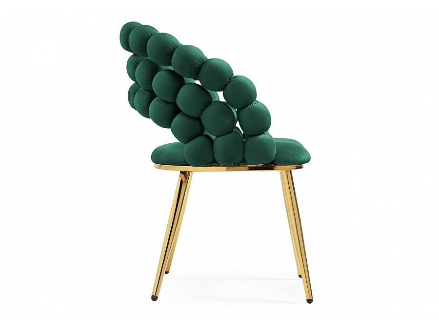 Стул на металлокаркасе Ball beige / gold