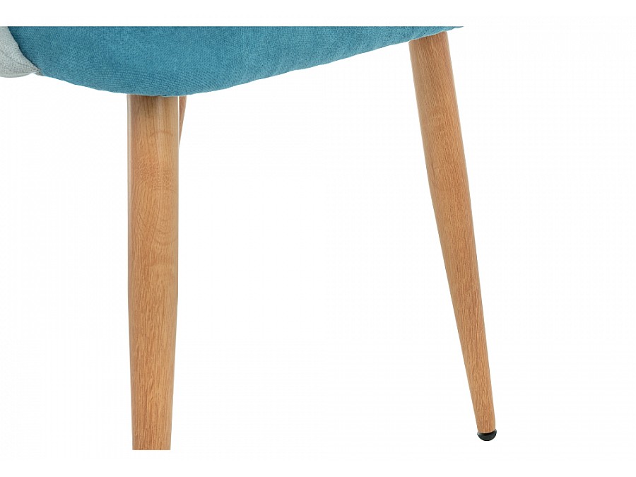 Стул на металлокаркасе Morgan голубой