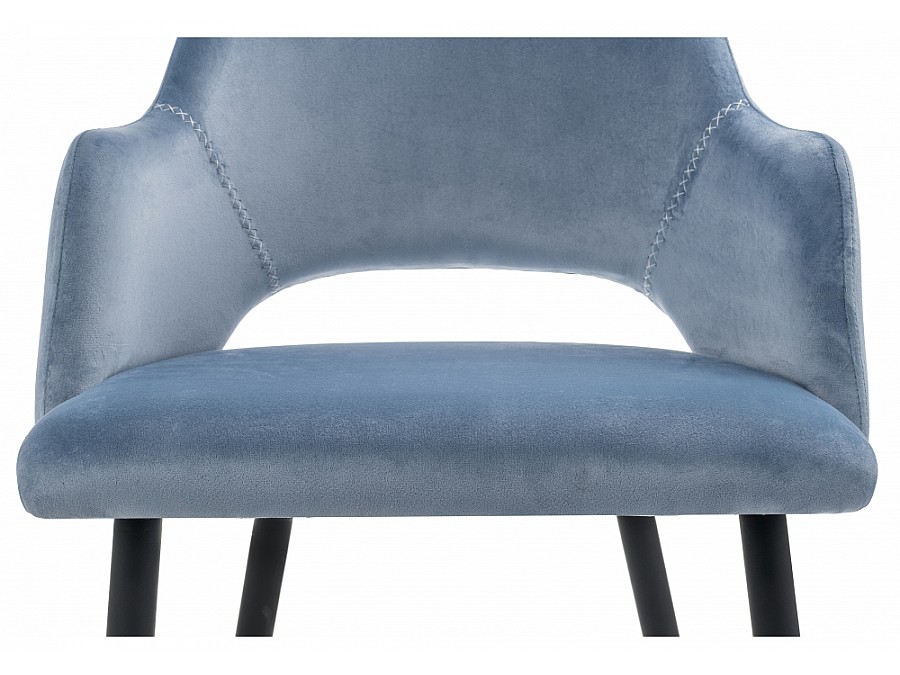 Стул на металлокаркасе Konor синий