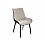 Стул на металлокаркасе Seda light beige / dark brown