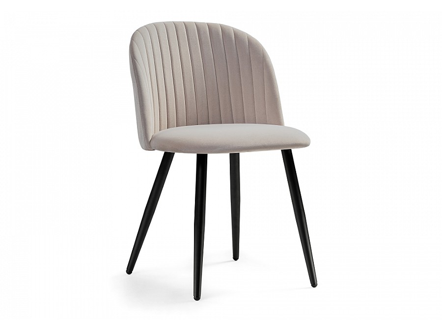 Стул на металлокаркасе Gabi 1 latte / black