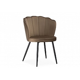 Стул на металлокаркасе Coral сappuccino / black