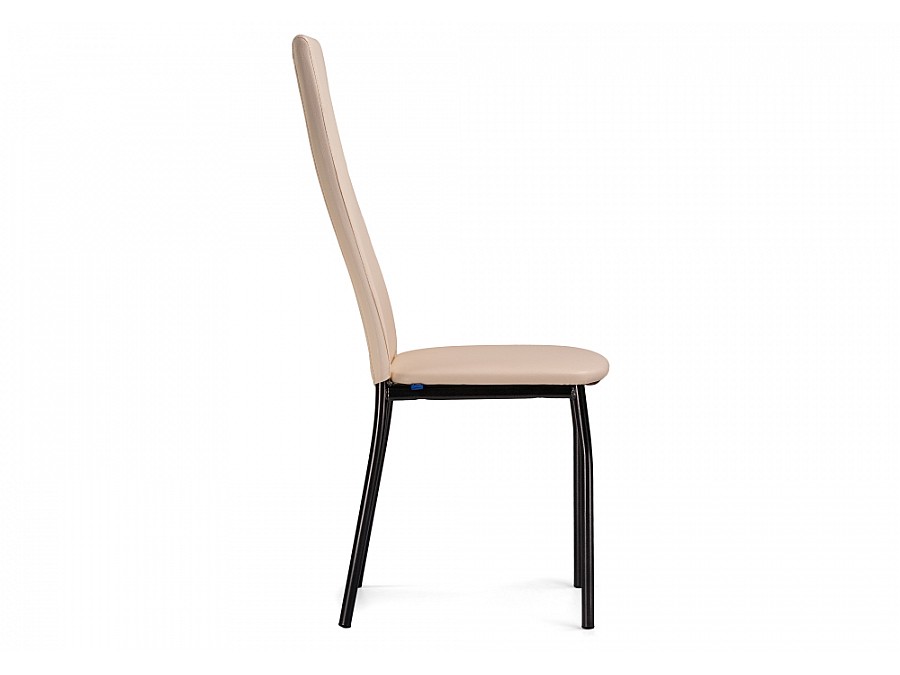 Стул на металлокаркасе Mirilis ваниль / темный мусс
