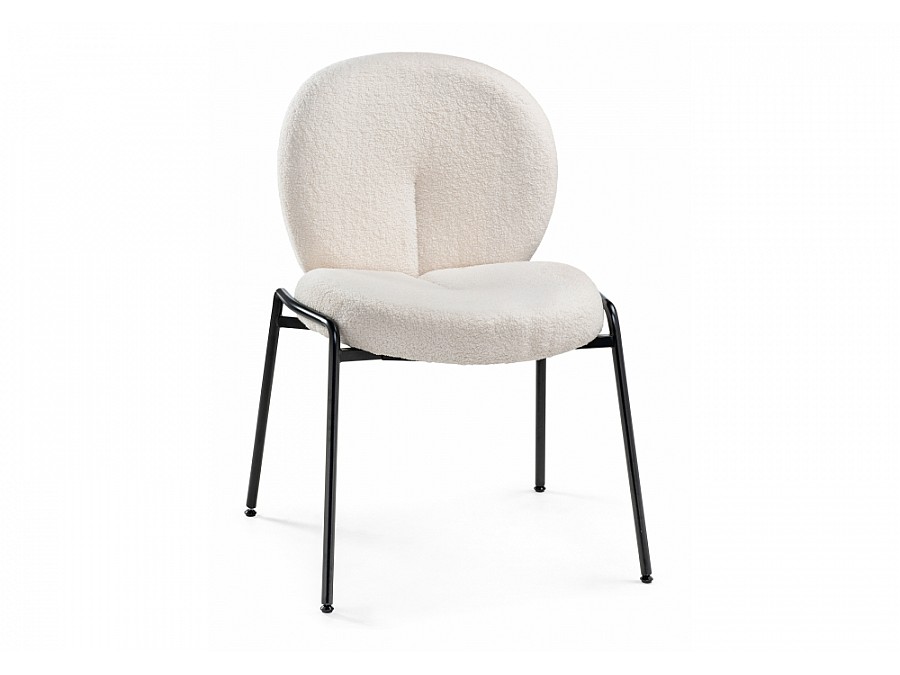 Стул на металлокаркасе Kalipso 1 white / black