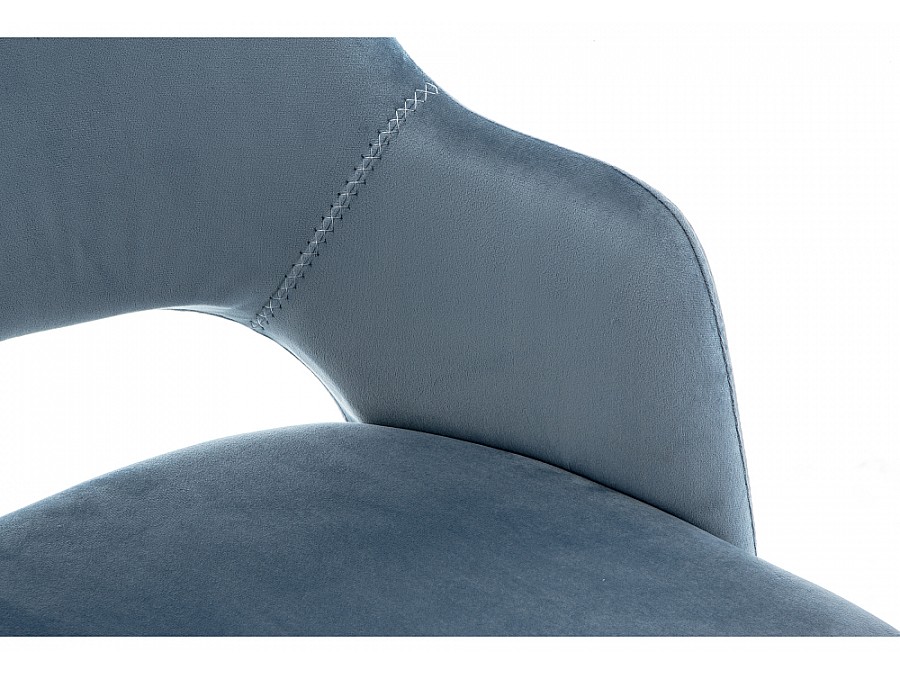 Стул на металлокаркасе Konor синий