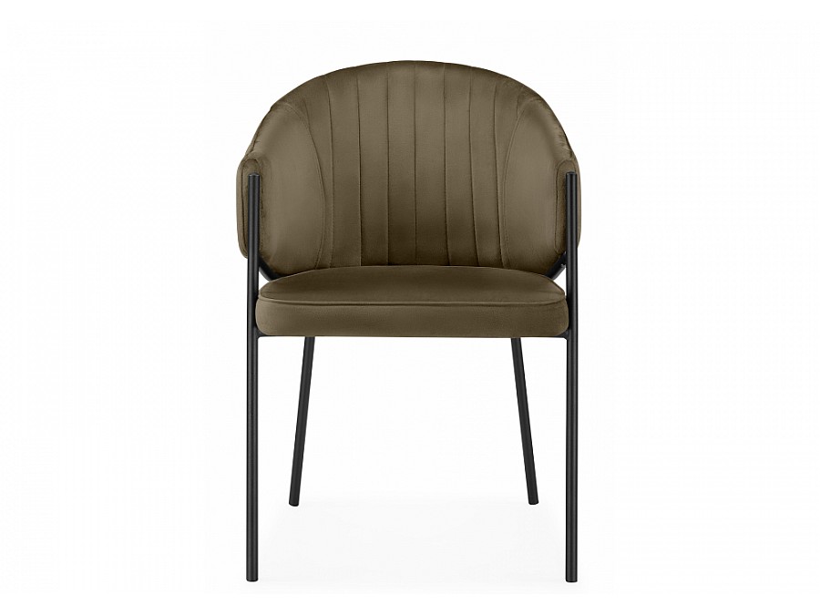 Стул на металлокаркасе Kortni сappuccino / black