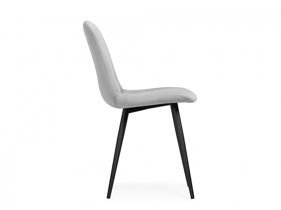 Стул на металлокаркасе Дани светло-серый / черный