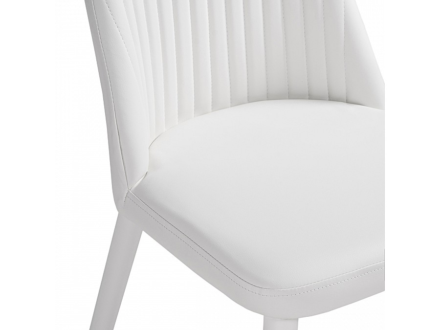 Стул на металлокаркасе Фена R белый