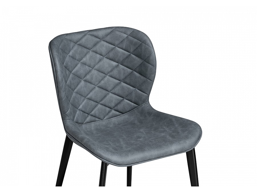 Стул на металлокаркасе Катабучи ткань kiprus 12 / черный глянец