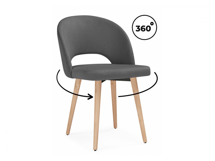 Курбис 360 темно-серый (zd 995) / светлое дерево