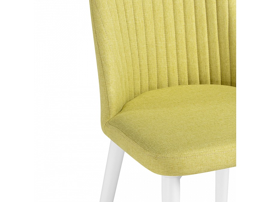 Стул на металлокаркасе Фена R зеленый / белый