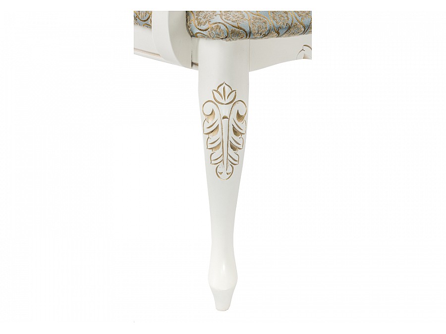 Стул деревянный Adriano 2 молочный / патина