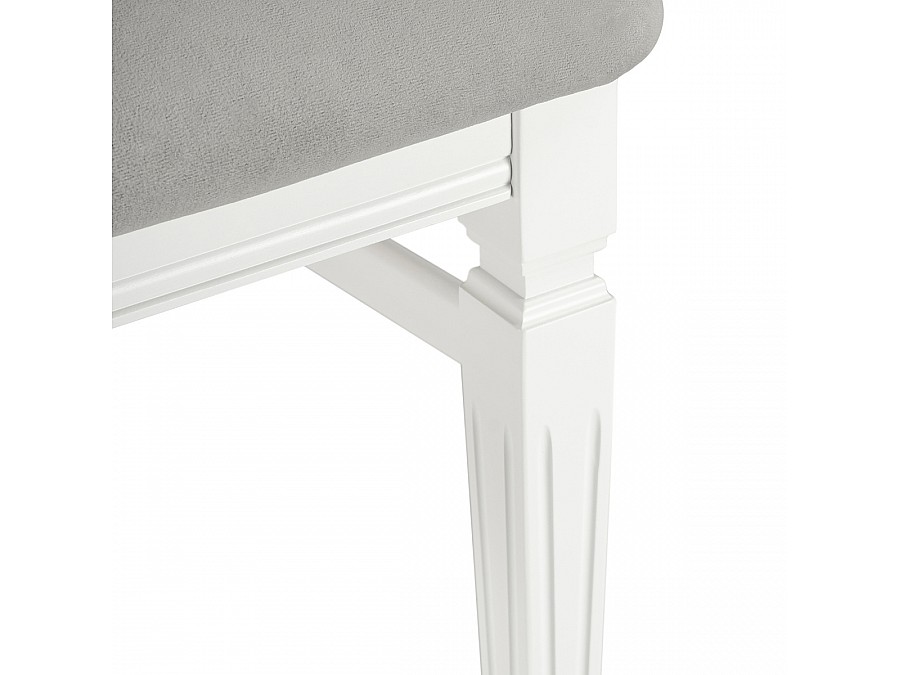 Стул деревянный Арнол серый / белый