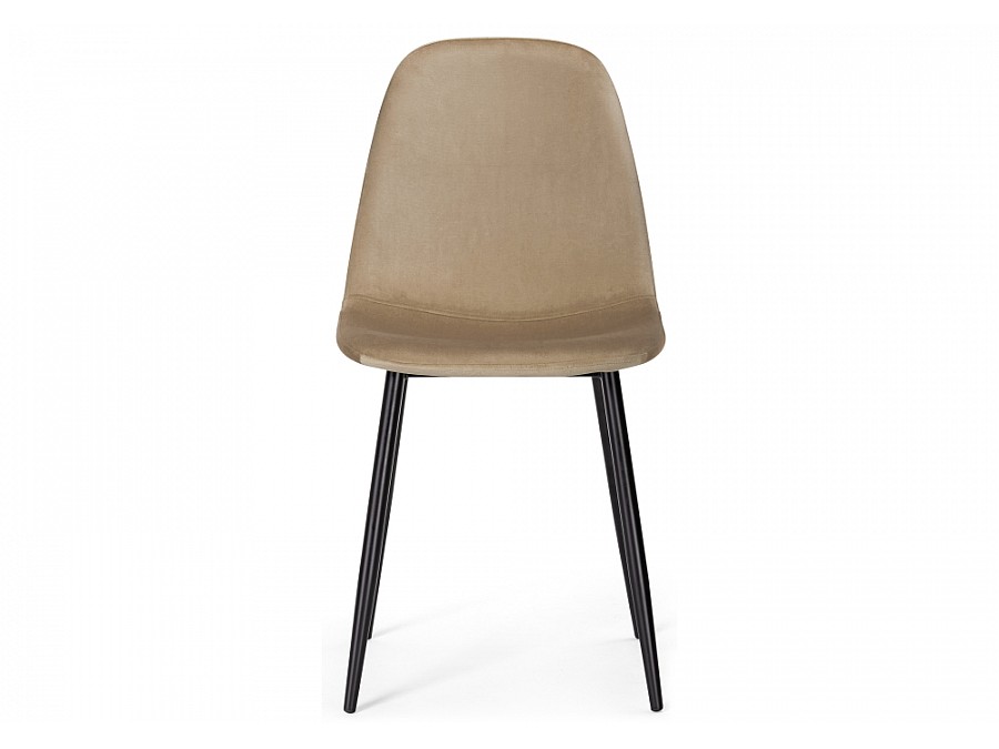 Стул на металлокаркасе Lilu dark beige / black