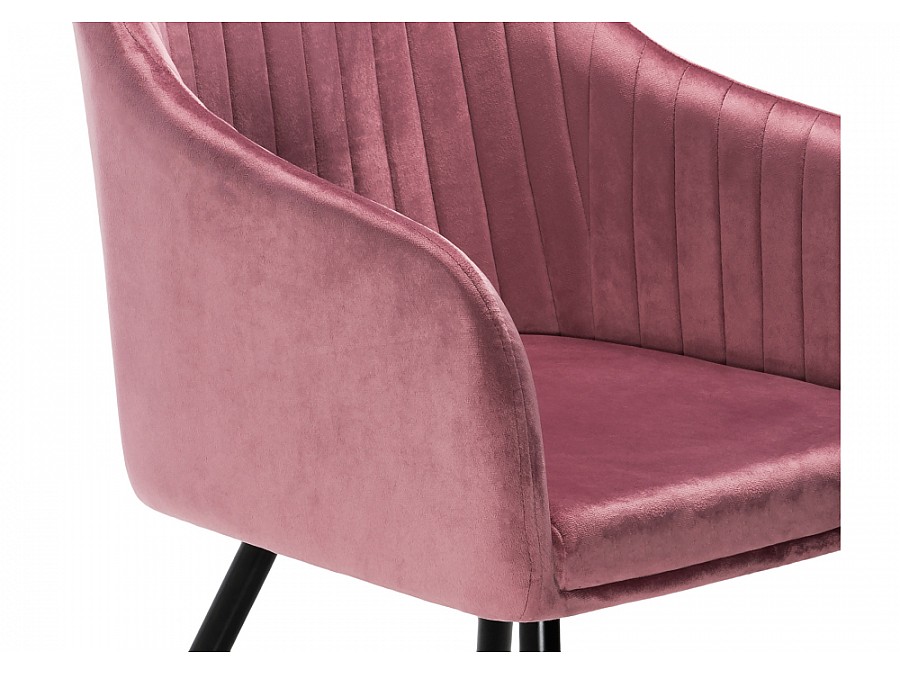 Стул на металлокаркасе Slam dark pink