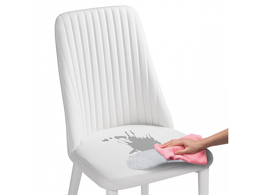 Стул на металлокаркасе Фена R белый