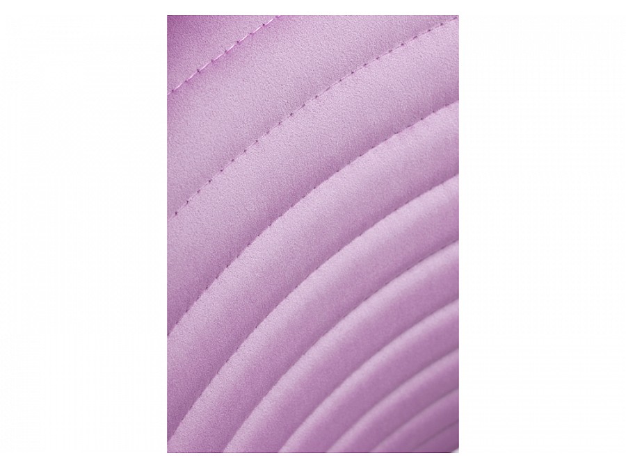 Стул на металлокаркасе Рансол лиловый / черный глянец