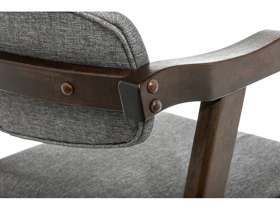 Стул деревянный Fit cappuccino / grey