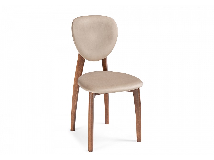Стул деревянный Вакимо tenerife beige / орех миланский