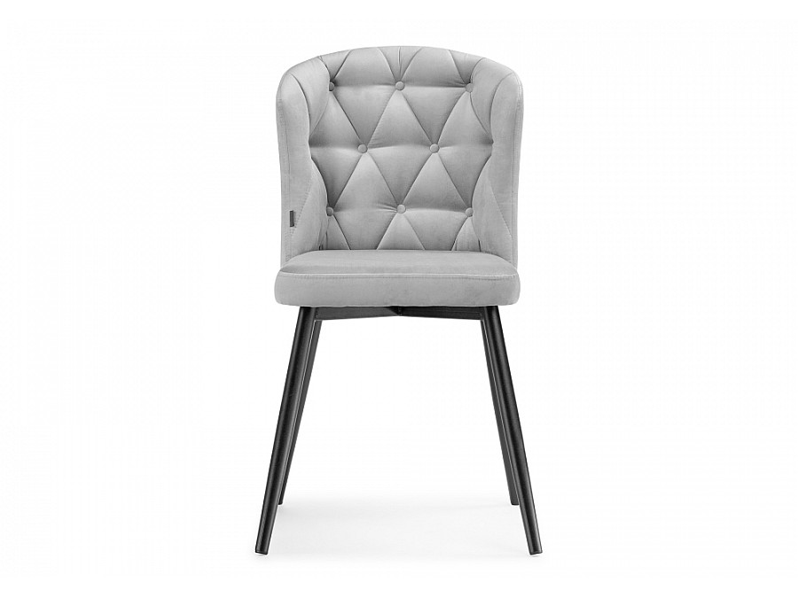 Стул на металлокаркасе Алиссум velutto 52 / черный