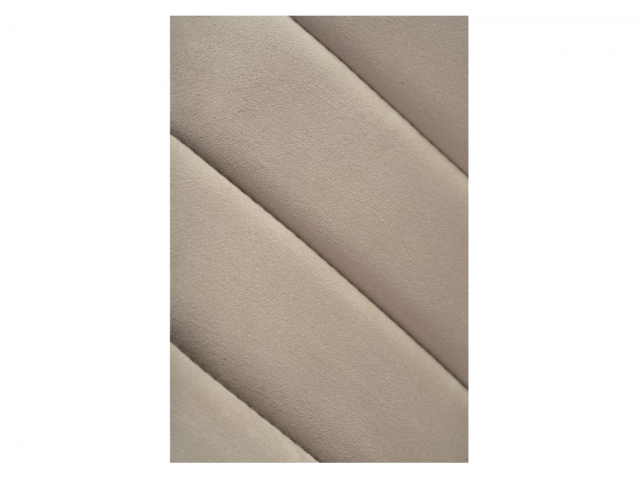 Стул на металлокаркасе Фиер серо-бежевый / черный глянец